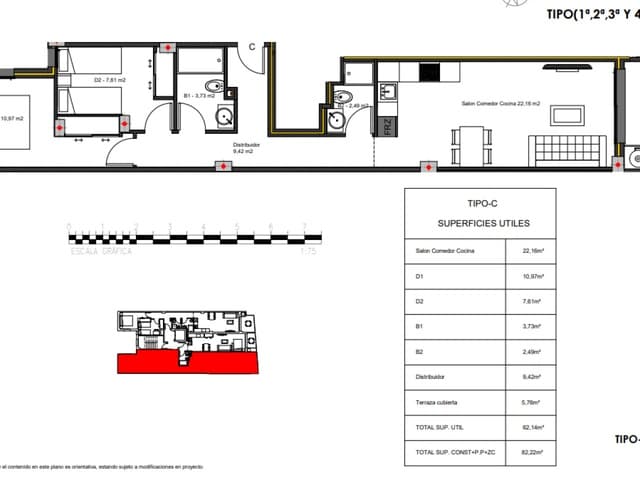 2 sovrum Lägenhet till salu i Playa de los Locos, Torrevieja med pool - 265 000 € (Ref: 9386724)