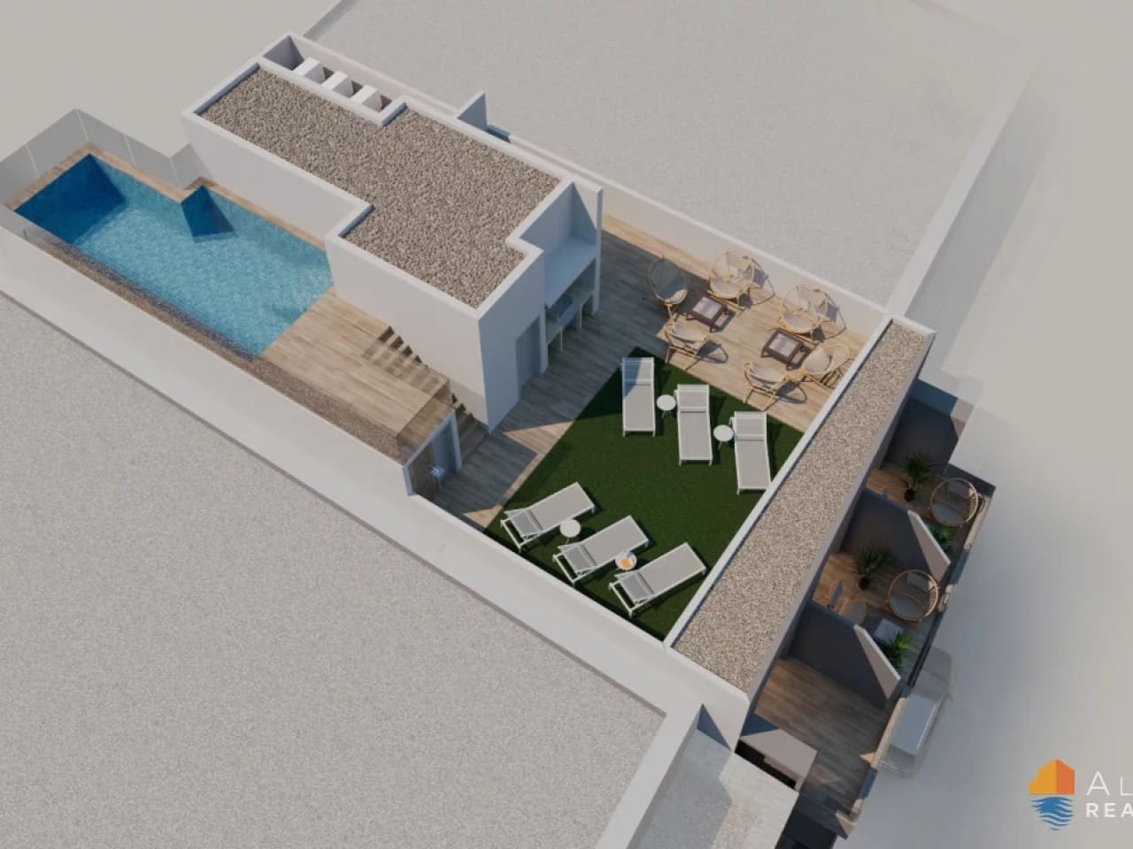 2 sovrum Lägenhet till salu i Torrevieja med pool - 265 000 € (Ref: 9386724)