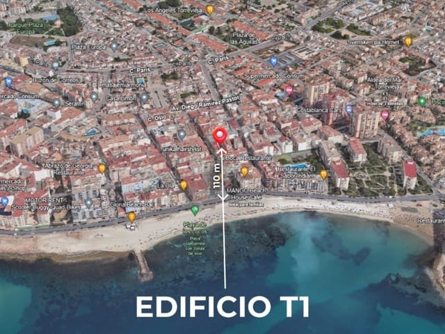 2 sovrum Lägenhet till salu i Playa de los Locos, Torrevieja med pool - 265 000 € (Ref: 9386724)