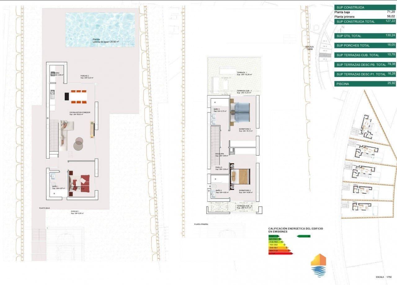 3 sovrum Villa till salu i Finestrat med pool - 695 000 € (Ref: 9403009)