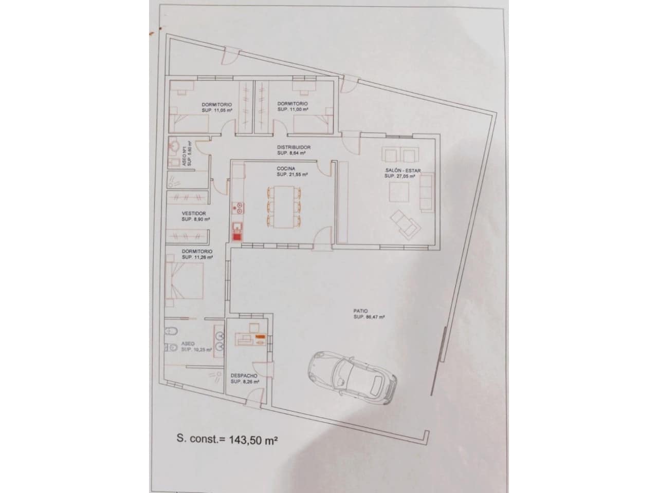 3 makuuhuone Huvila myytävänä paikassa Torre de la Horadada - 598 000 € (Ref: 9455954)
