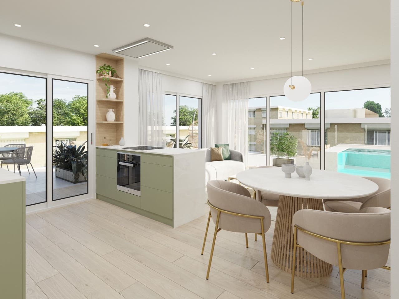 1 sovrum Lägenhet till salu i Guardamar del Segura med pool - 339 500 € (Ref: 9528511)