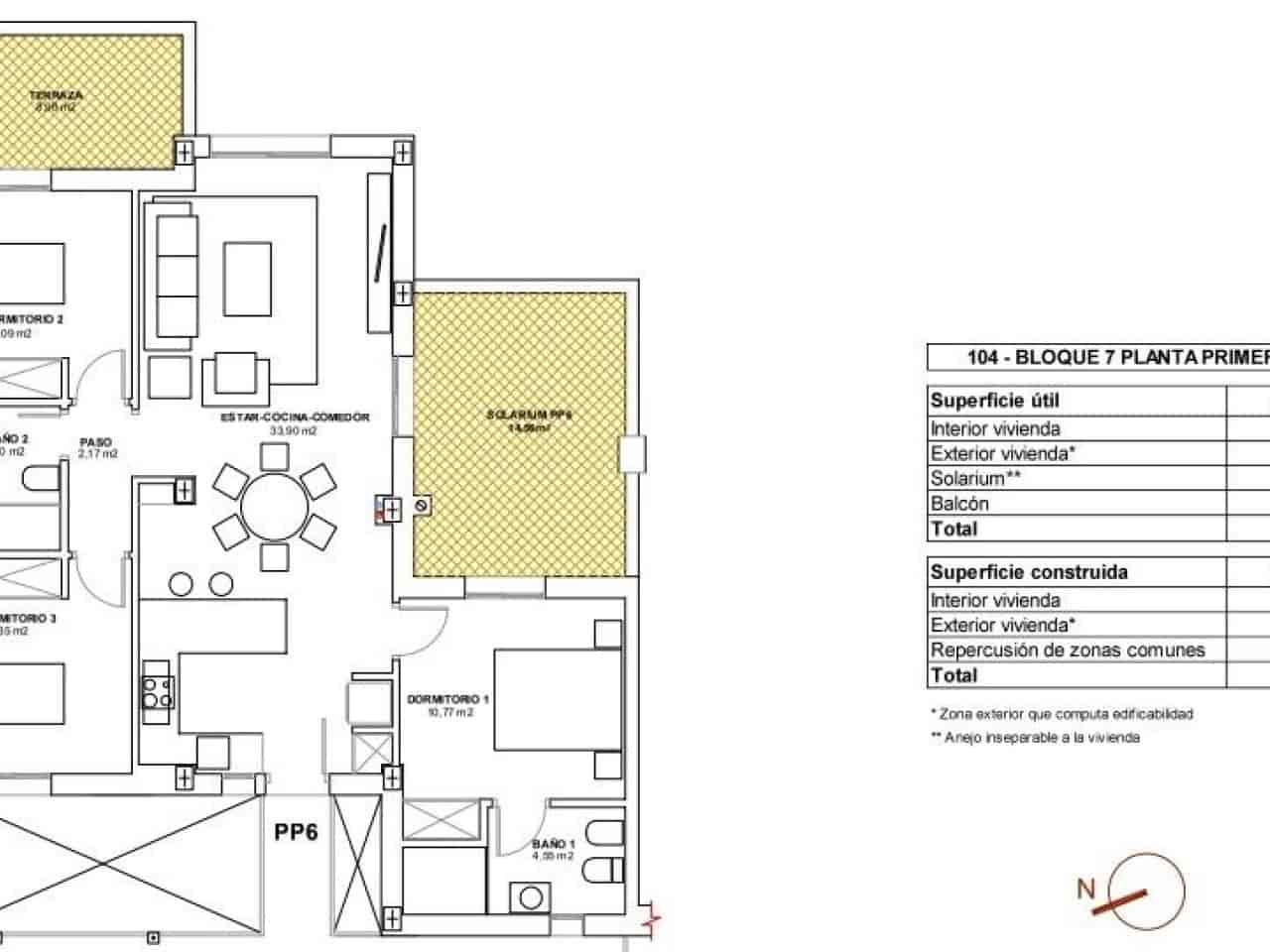 3 quarto Apartamento para venda em Vera com piscina garagem - 290 000 € (Ref: 9634042)
