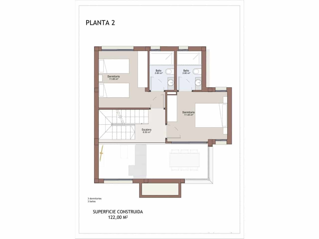 3 soverom Villa til salgs i Vera med svømmebasseng garasje - € 459 000 (Ref: 9634044)
