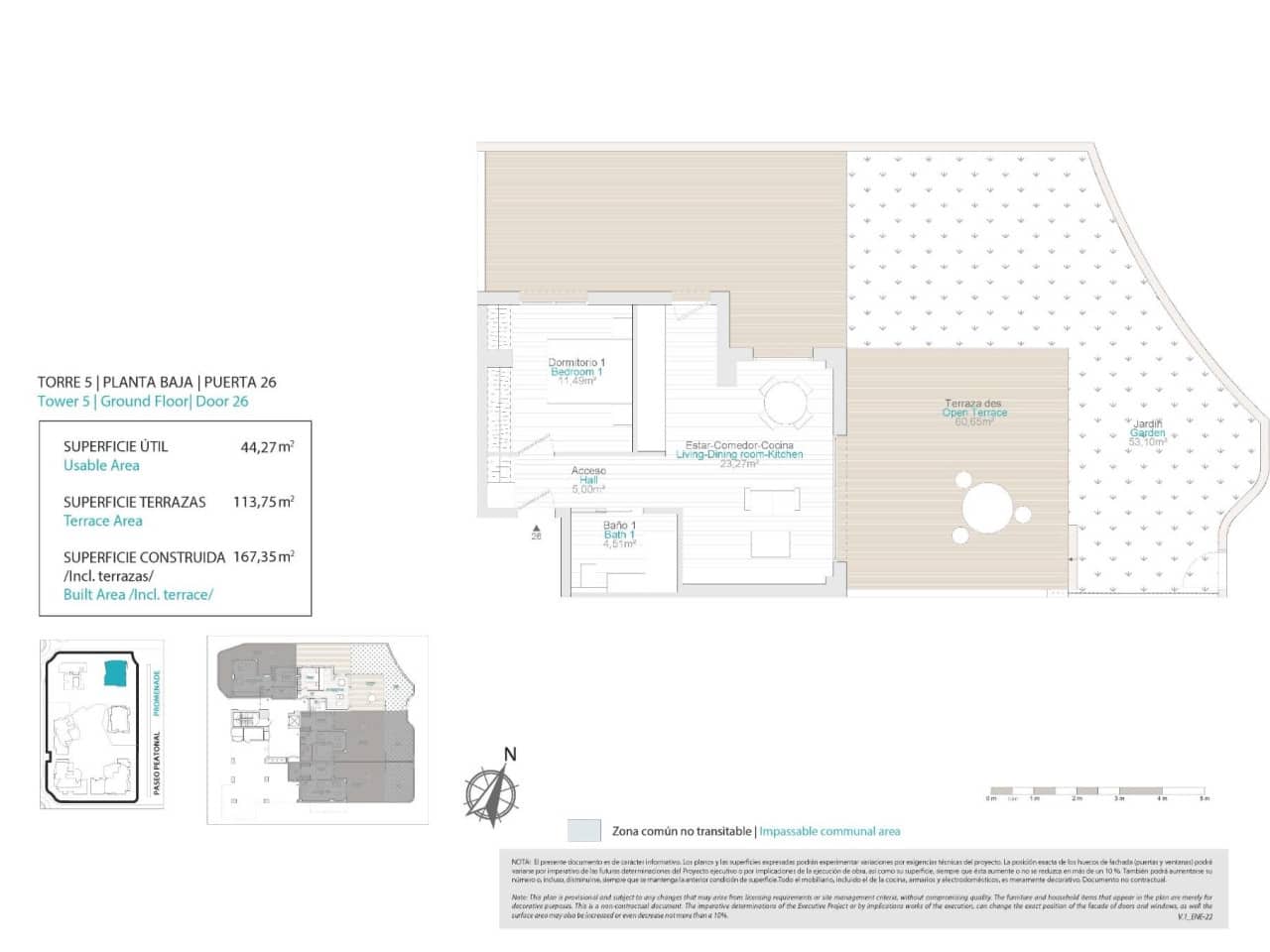 1 slaapkamer Appartement te koop in La Villajoyosa / Vila Joiosa met zwembad garage - € 340.000 (Ref: 9708079)