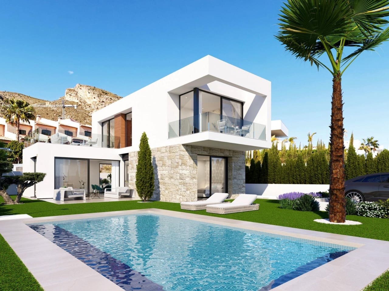 4 soverom Villa til salgs i Finestrat med svømmebasseng garasje - € 2 195 000 (Ref: 9899144)