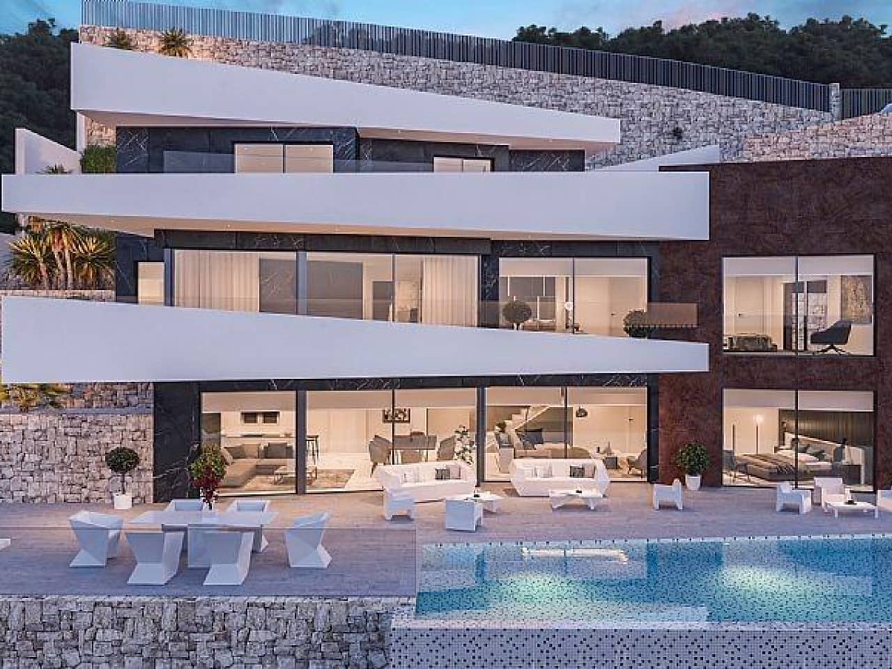 4 bedroom Villa for sale in Benissa with pool garage - € 2,600,000 (Ref: 9928877)