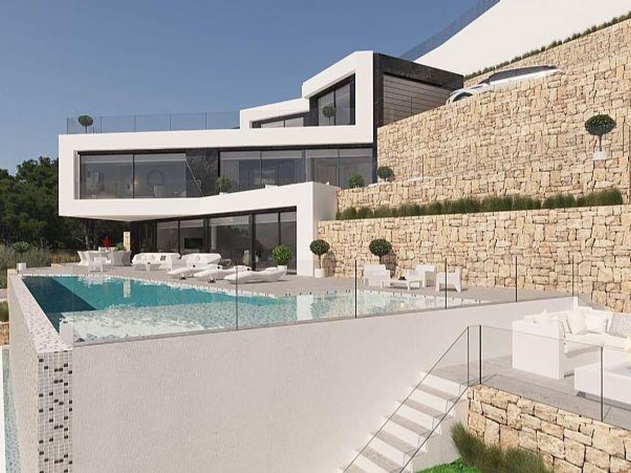 4 bedroom Villa for sale in Benissa with pool garage - € 2,600,000 (Ref: 9928877)