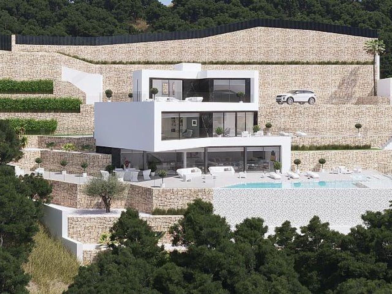4 bedroom Villa for sale in Benissa with pool garage - € 2,600,000 (Ref: 9928877)