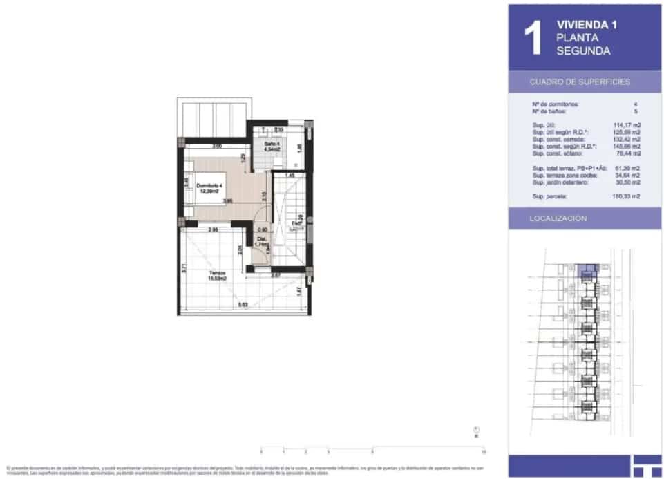 4 soveværelse Semi-Rækkehus til salg i Torrox-Costa med swimmingpool garage - € 460.900 (Ref: 8993556)