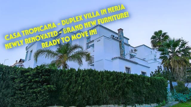 4 sypialnia Dom na sprzedaż w Nerja z basenem garażem - 390 000 € (Ref: 9146740)