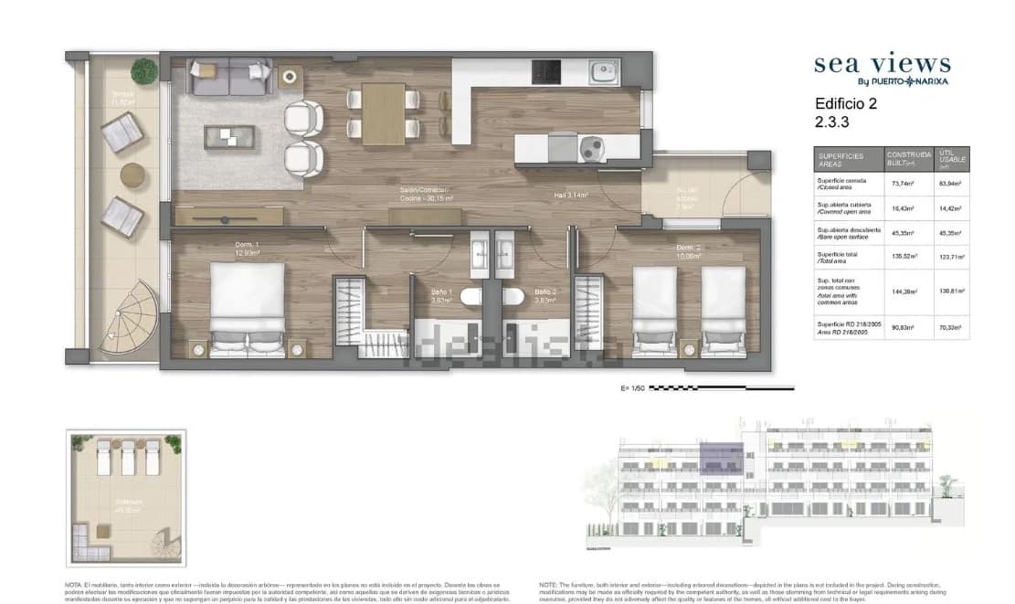 2 soveværelse Penthouse til salg i Torrox-Costa med swimmingpool garage - € 279.000 (Ref: 9226191)