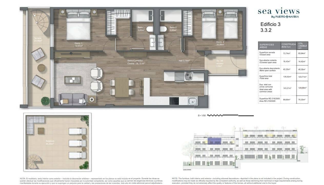 2 soverom Penthouse til salgs i Torrox-Costa med svømmebasseng garasje - € 288 000 (Ref: 9226192)