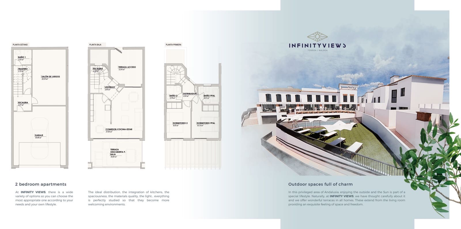 2 Zimmer Doppelhaus zu verkaufen in Torrox-Costa mit Pool Garage - 368.000 € (Ref: 9578456)