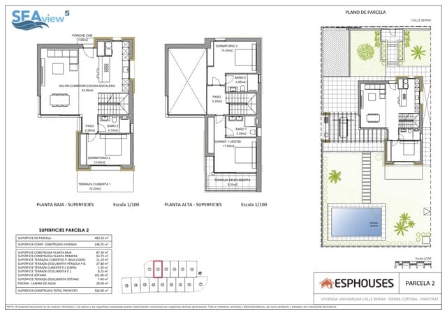 3 makuuhuone Huvila myytävänä paikassa Finestrat mukana uima-altaan - 1 065 000 € (Ref: 6734636)