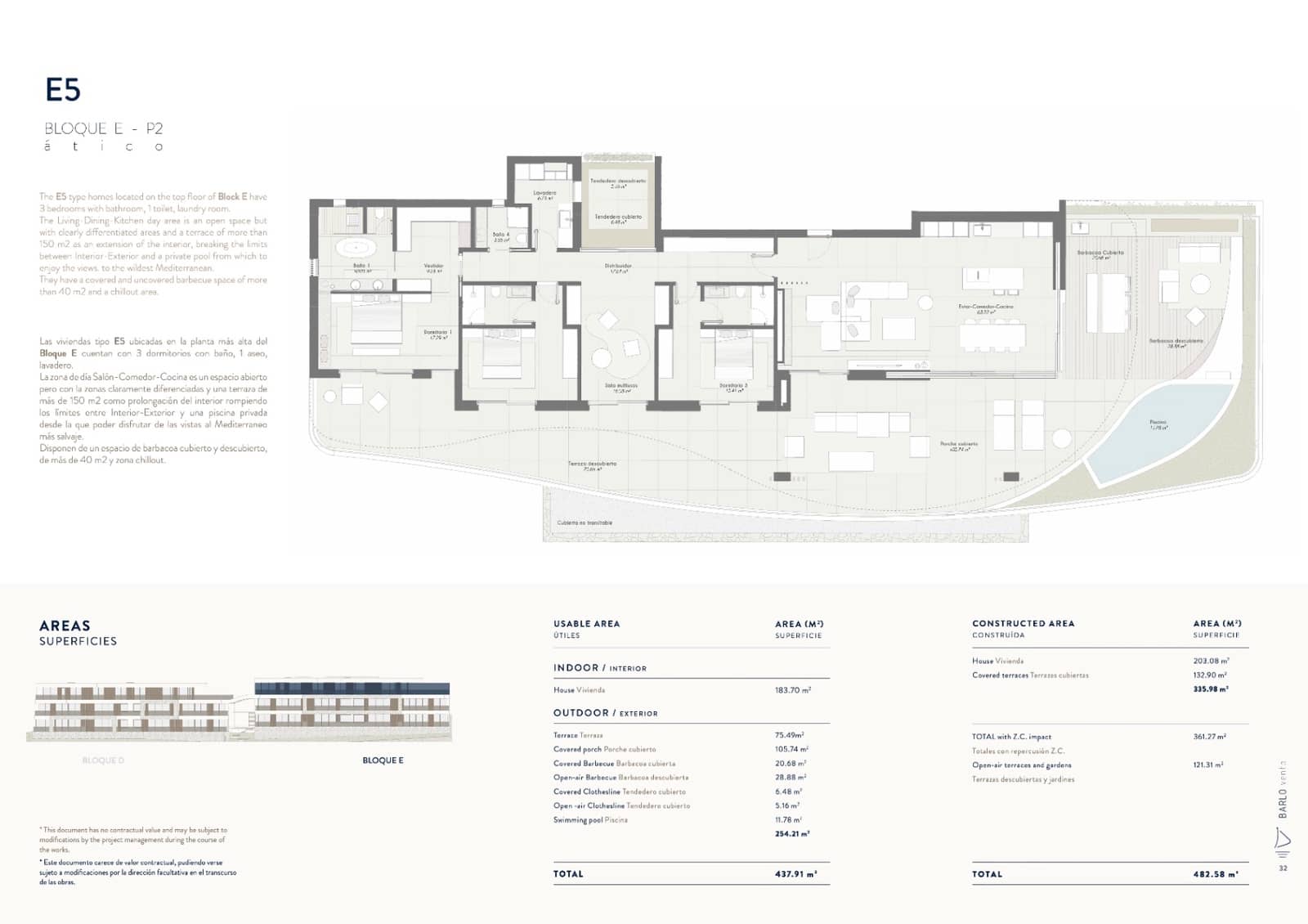 3 slaapkamer Appartement te koop in Benicassim met zwembad garage - € 1.735.000 (Ref: 8463227)