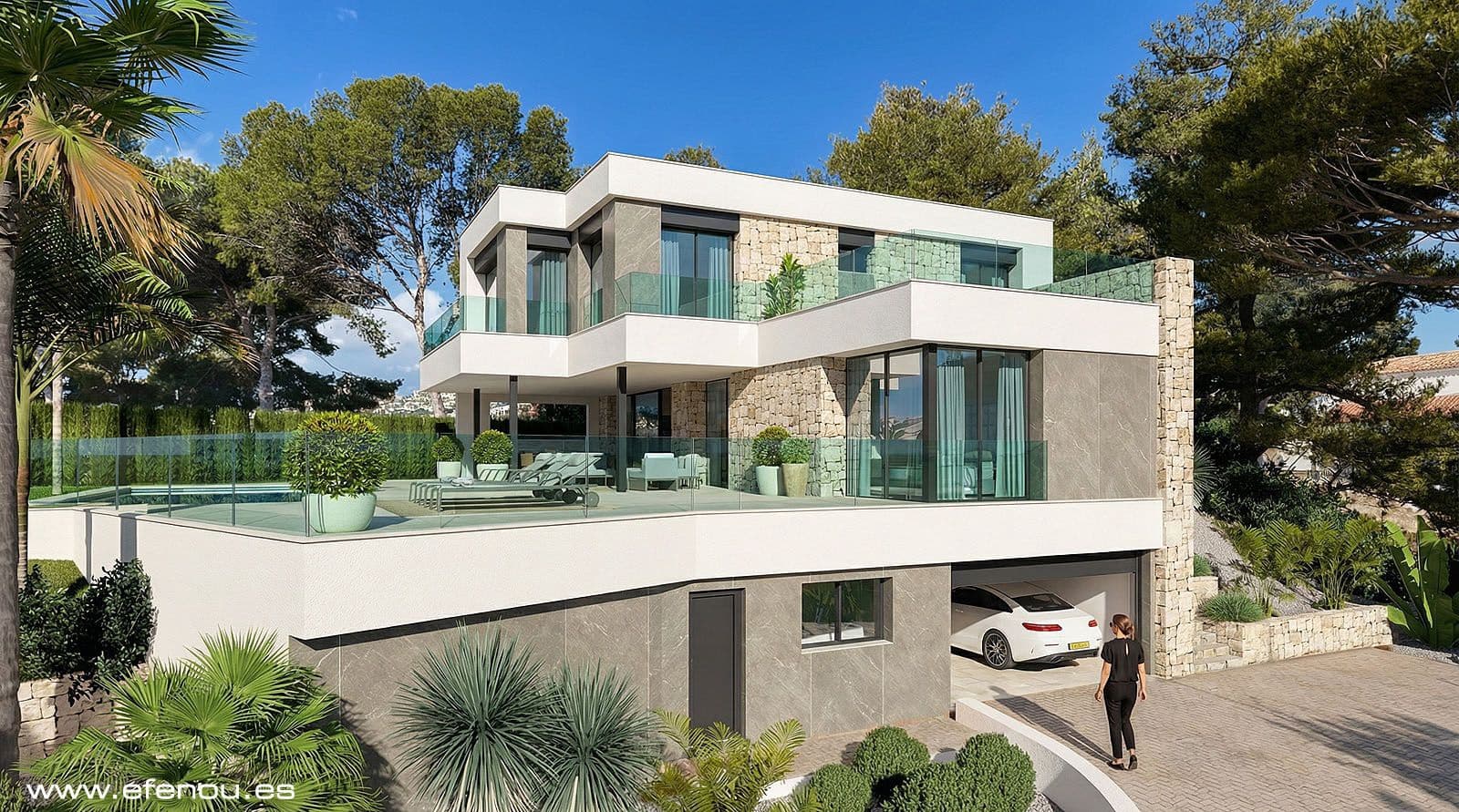 4 camera da letto Villa in vendita in Moraira con piscina garage - 2.490.000 € (Rif: 9911474)