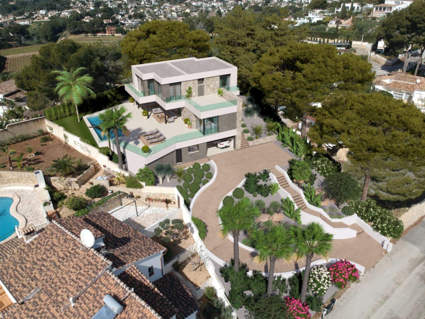 4 soverom Villa til salgs i Moraira med svømmebasseng garasje - € 2 490 000 (Ref: 9911474)