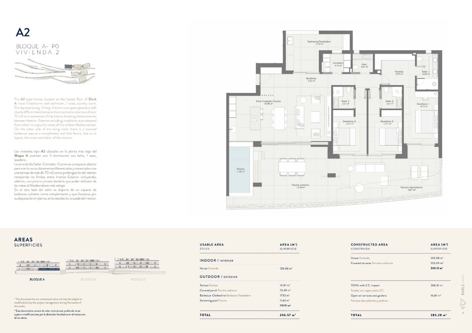 3 camera da letto Appartamento in vendita in Benicassim con piscina garage - 810.000 € (Rif: 9911486)