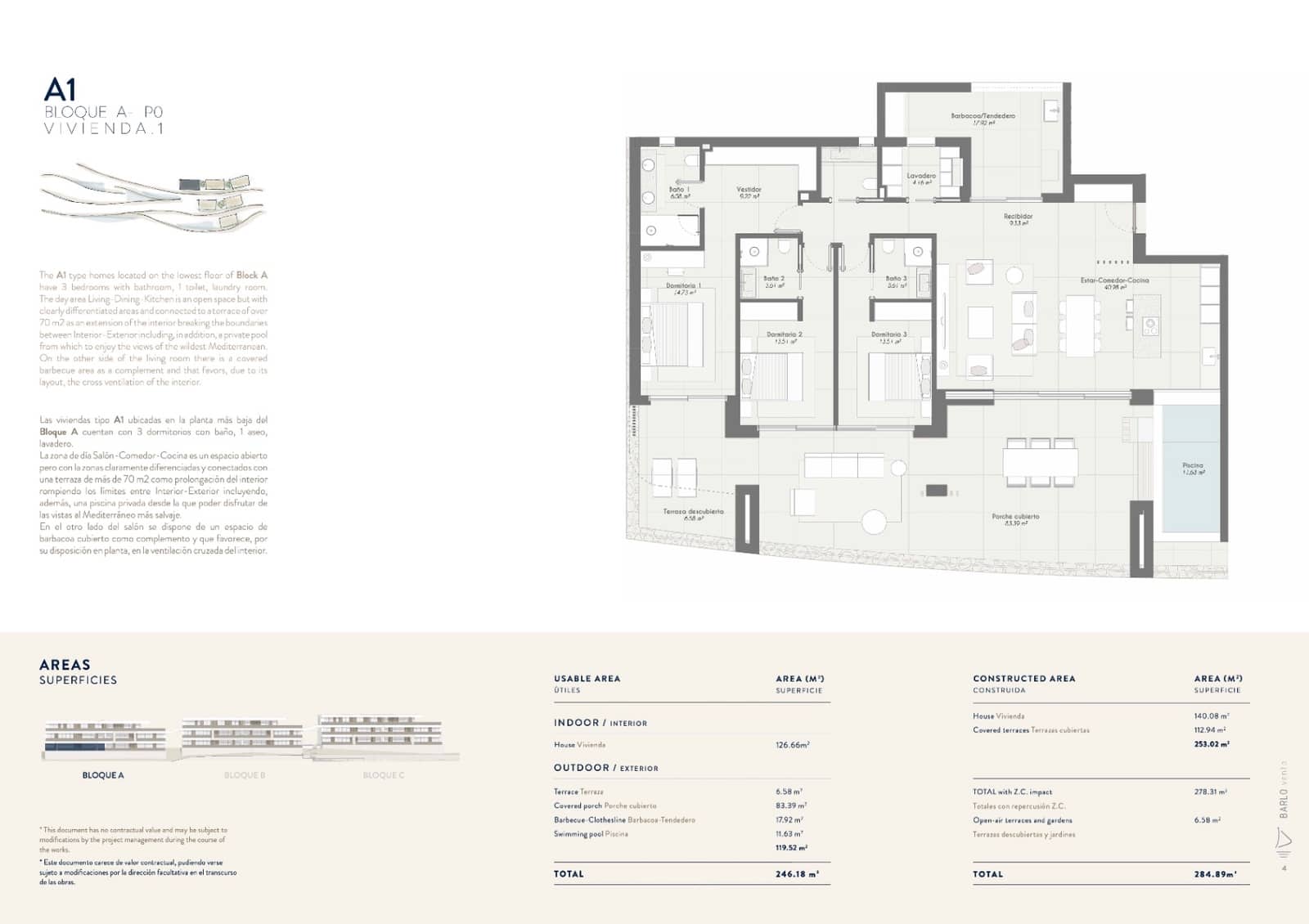 3 camera da letto Appartamento in vendita in Benicassim con piscina garage - 800.000 € (Rif: 9911487)