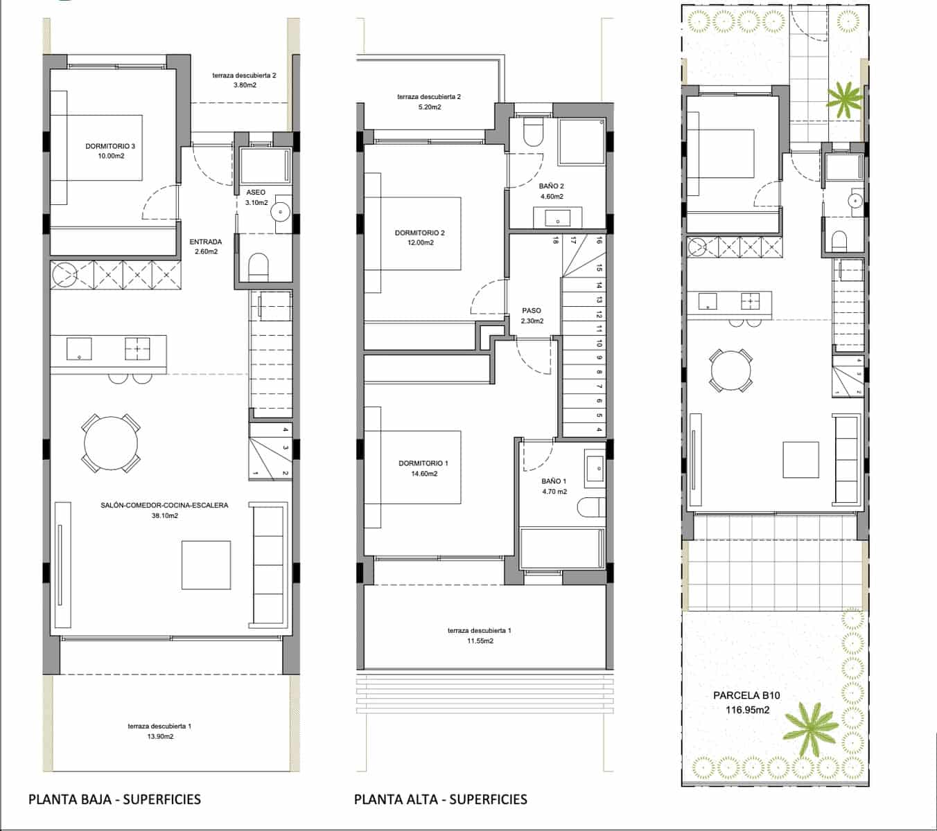 3 bedroom Terraced Villa for sale in Finestrat with pool garage - € 535,000 (Ref: 9911489)