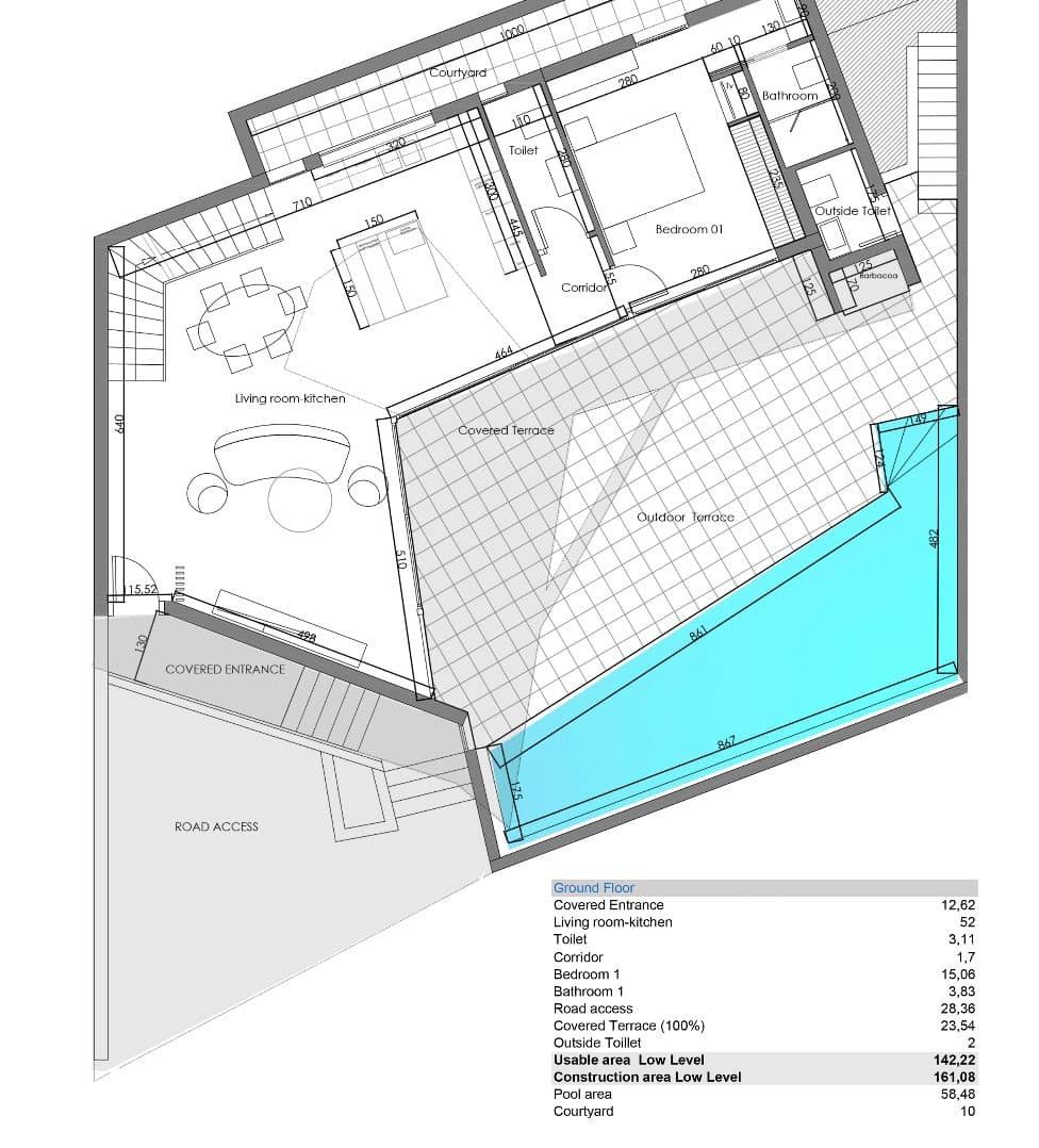 3 chambre Villa/Maison à vendre à Cumbre del Sol avec piscine garage - 880 000 € (Ref: 9911491)