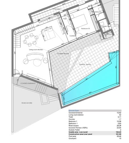 3 Zimmer Villa zu verkaufen in Cumbre del Sol, Benitachell / Benitatxell mit Pool Garage - 930.000 € (Ref: 9911492)