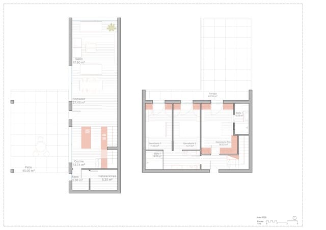 3 Zimmer Reihenhaus zu verkaufen in Chiva mit Pool Garage - 515.000 € (Ref: 9911505)