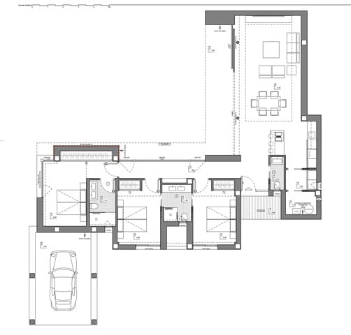 3 sypialnia Willa na sprzedaż w Moraira, Teulada-Moraira z basenem garażem - 1 375 000 € (Ref: 9914065)