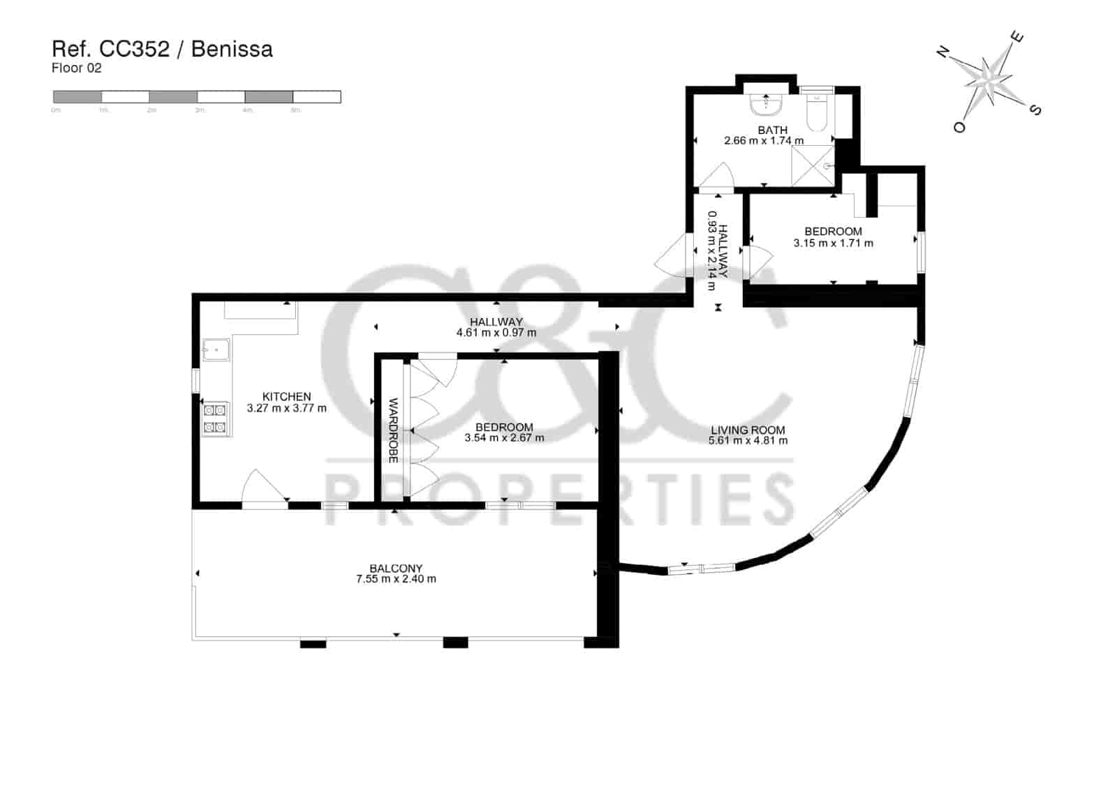 2 sovrum Villa till salu i Montemar med pool garage - 630 000 € (Ref: 9914073)