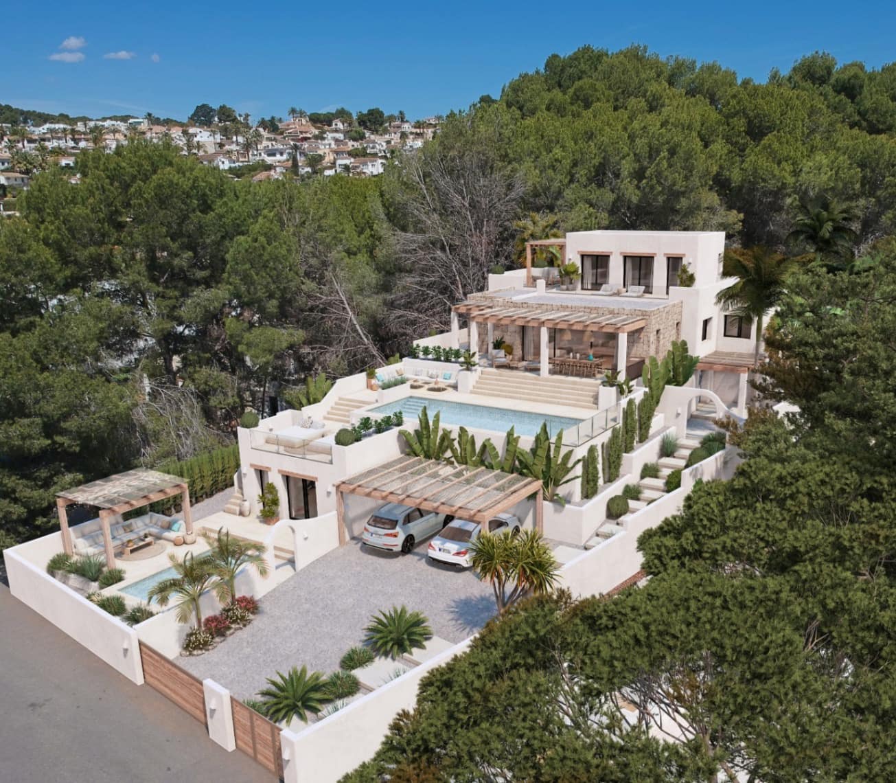 5 sypialnia Willa na sprzedaż w Moraira z basenem garażem - 2 395 000 € (Ref: 9914074)