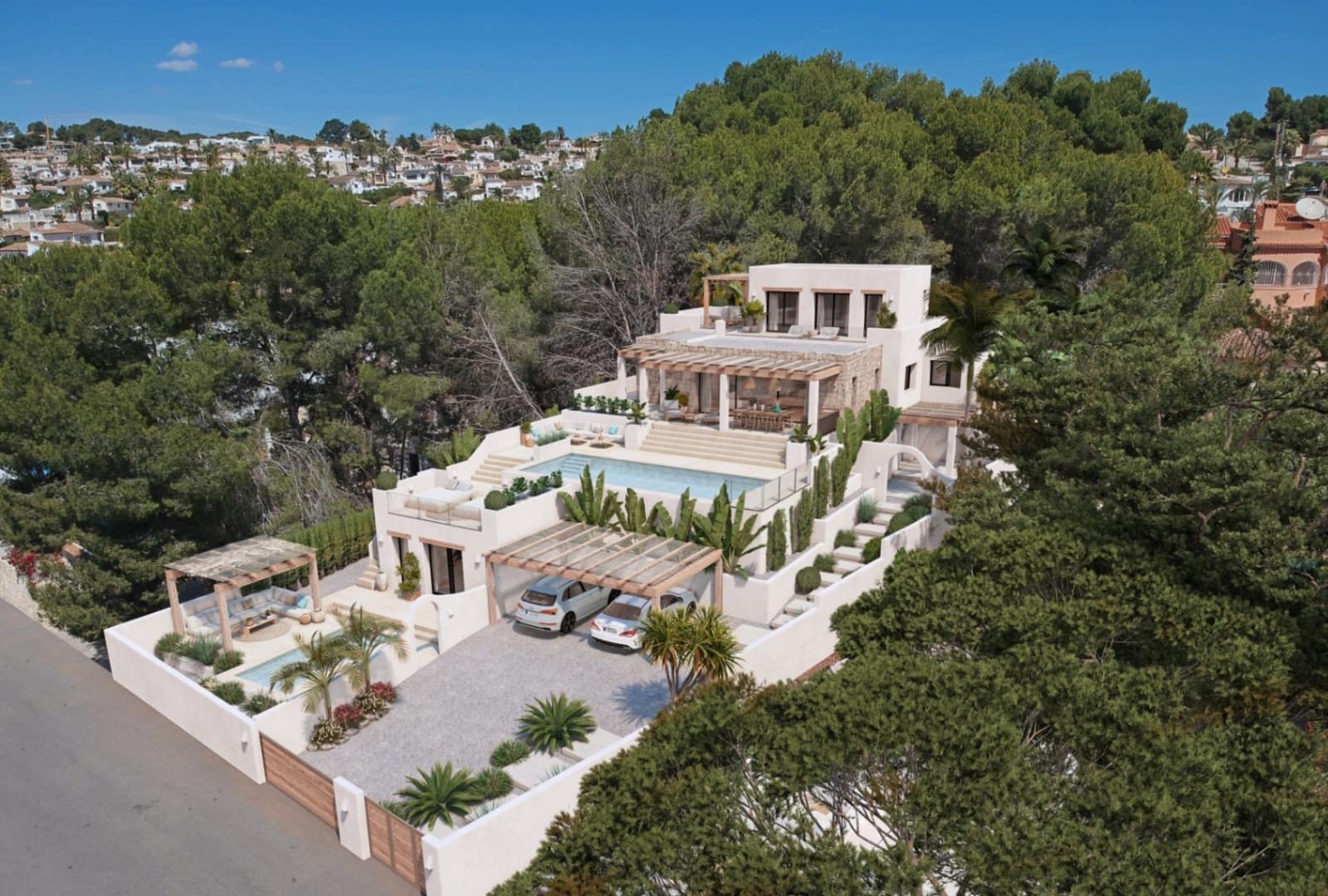 5 sypialnia Willa na sprzedaż w Moraira z basenem garażem - 2 395 000 € (Ref: 9914074)