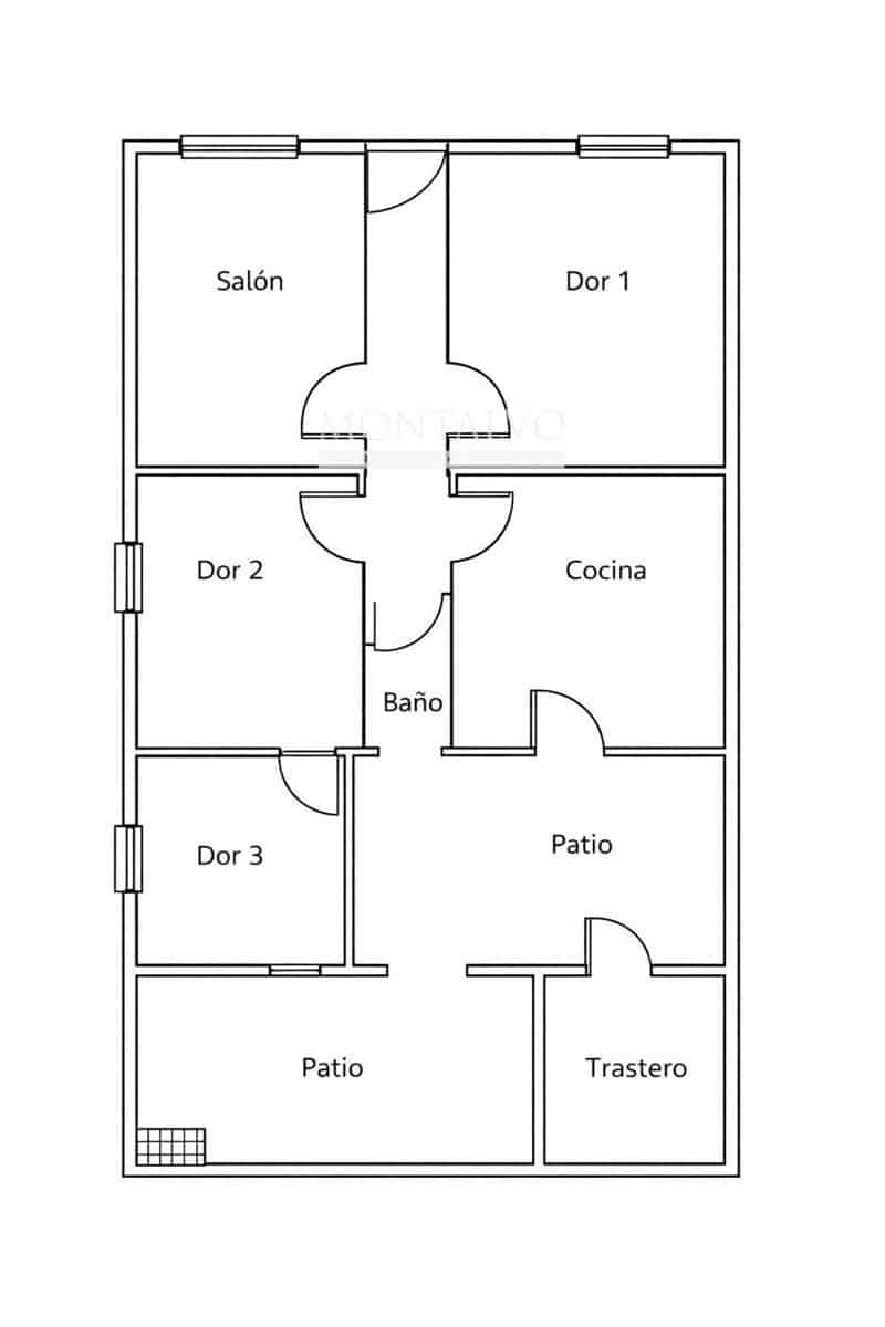 2 makuuhuone Huvila myytävänä paikassa Atarfe - 79 000 € (Ref: 9579192)