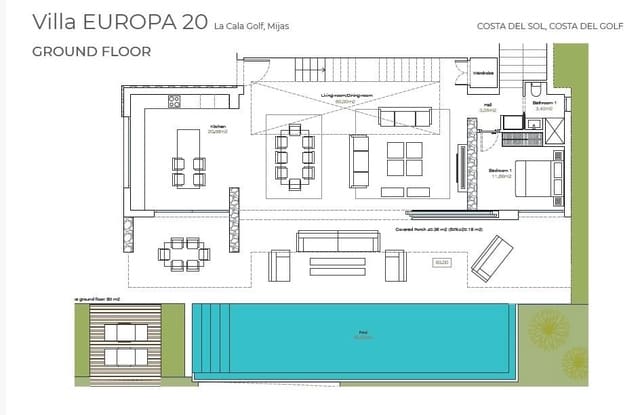 4 Zimmer Villa zu verkaufen in Mijas mit Pool - 1.455.000 € (Ref: 8547036)