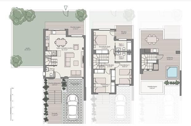 3 soveværelse Rækkehus til salg i Fuengirola med swimmingpool - € 470.000 (Ref: 8735561)