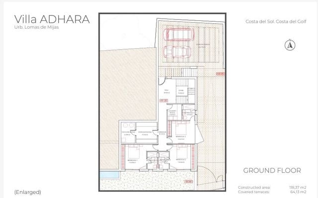 4 sypialnia Willa na sprzedaż w Mijas pueblo, Mijas z basenem - 1 150 000 € (Ref: 8781732)