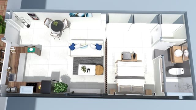 1 quarto Apartamento para venda em Mijas Golf, Mijas com piscina garagem - 180 000 € (Ref: 9215222)