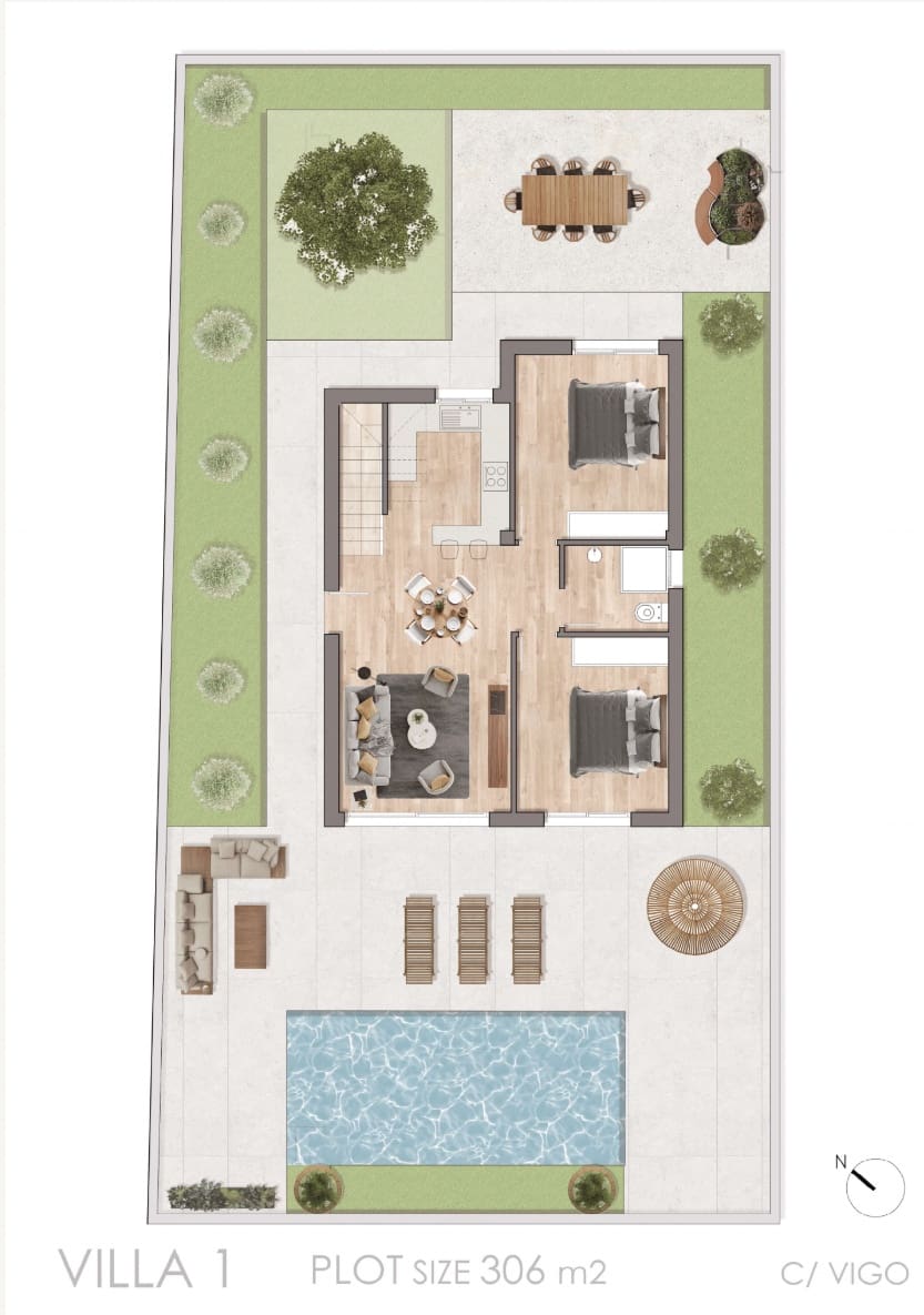 3 Zimmer Villa zu verkaufen in Ciudad Quesada - 459.900 € (Ref: 7688338)