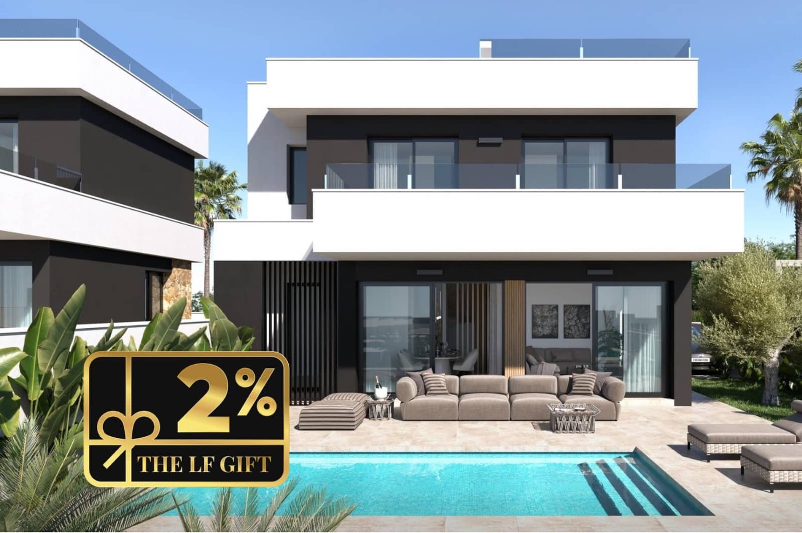 3 Zimmer Villa zu verkaufen in Ciudad Quesada mit Pool - 570.000 € (Ref: 8753911)