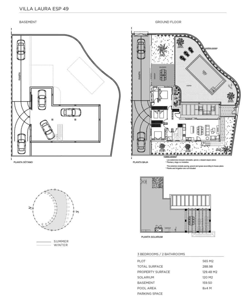 3 bedroom Villa for sale in Ciudad Quesada with pool - € 744,764 (Ref: 8932952)