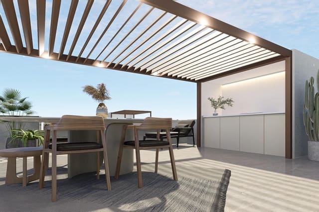 2 soveværelse Bungalow til salg i Pilar de la Horadada ciudad, Pilar de la Horadada med swimmingpool - € 256.500 (Ref: 8942017)