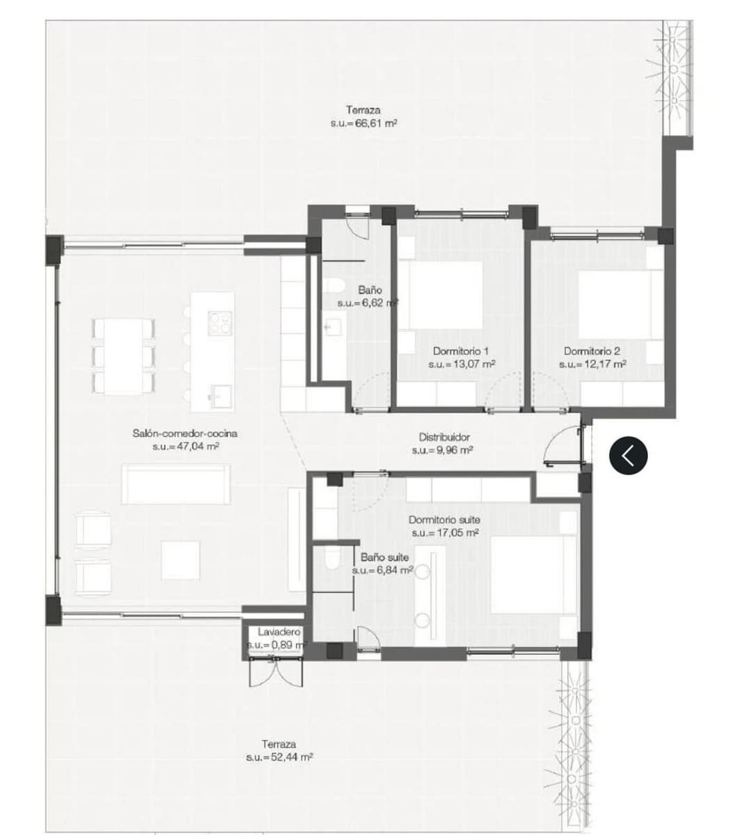 3 sovrum Lägenhet till salu i Las Colinas Golf med pool - 849 000 € (Ref: 9812565)