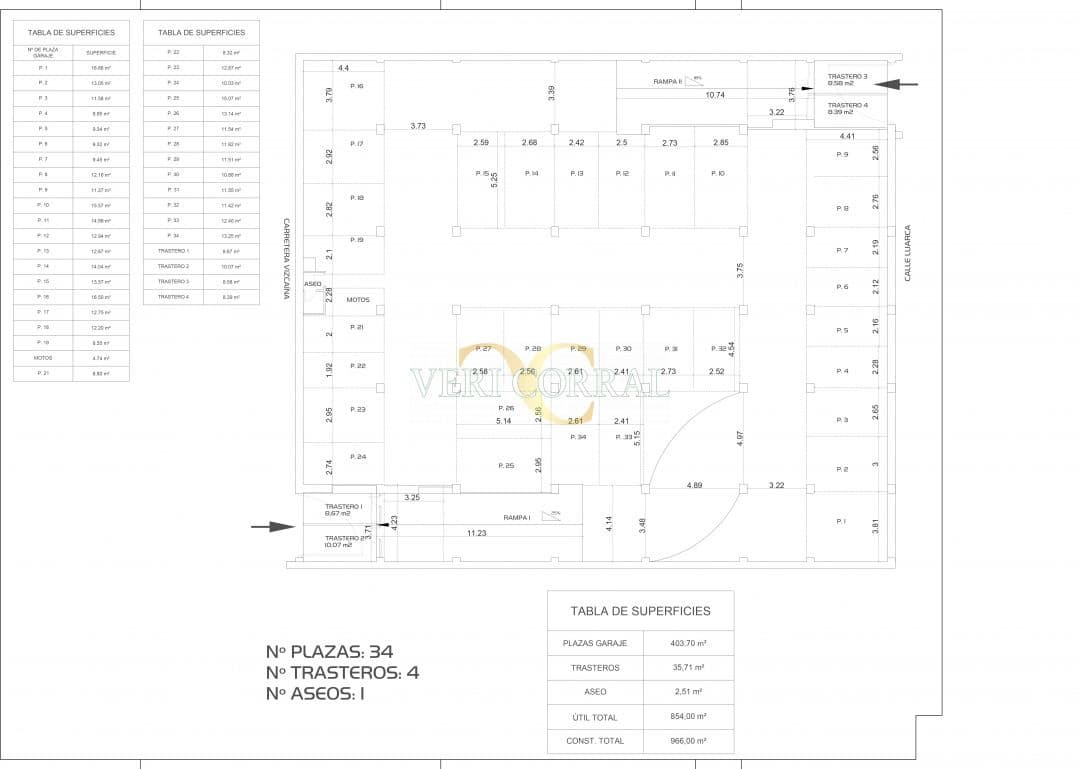 Garaje en Gijón en venta - 17.500 € (Ref: 9443466)
