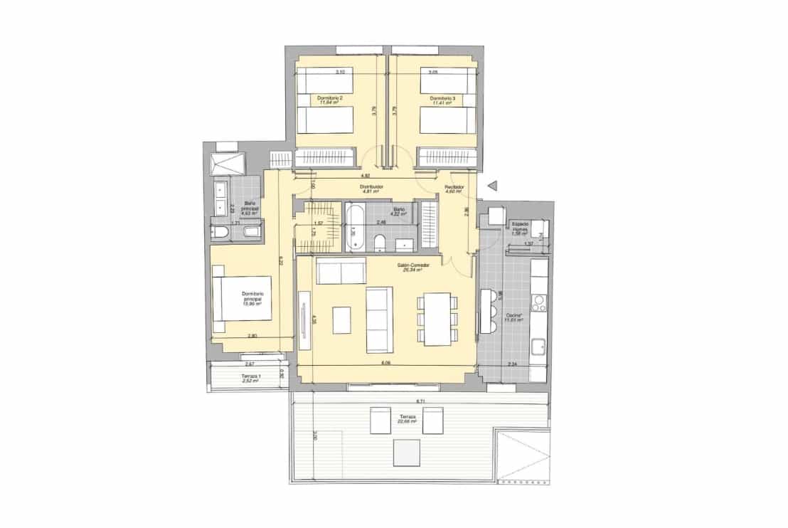 3 soverom Leilighet til salgs i Malaga by med svømmebasseng garasje - € 995 000 (Ref: 9818458)