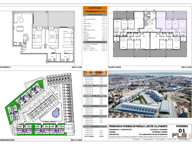 3 soveværelse Lejlighed til salg i Ayamonte med garage - € 185.500 (Ref: 9428088)