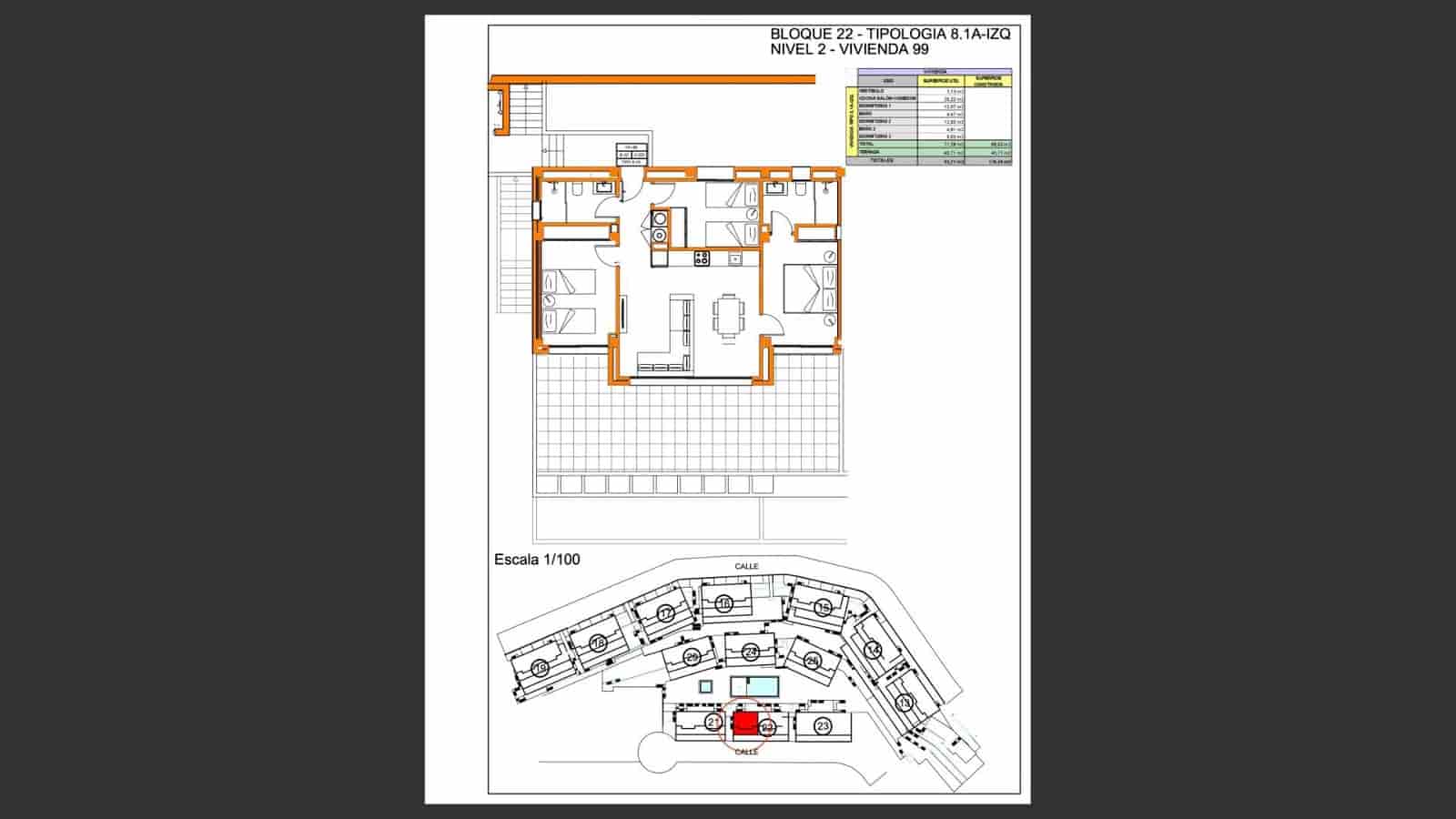 3 bedroom Apartment for sale in Xeresa with pool garage - € 275,000 (Ref: 7464065)