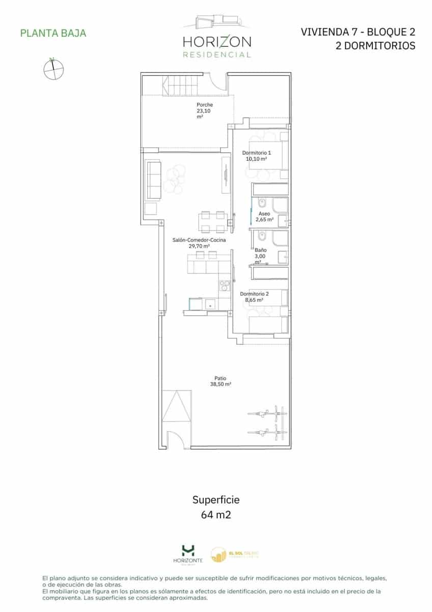 2 bedroom Apartment for sale in Orihuela Costa with pool - € 239,000 (Ref: 7704451)