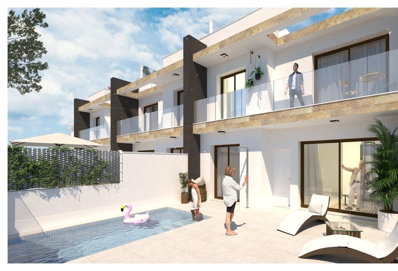 3 slaapkamer Rijtjeshuis te koop in San Pedro del Pinatar met zwembad - € 419.900 (Ref: 8789684)