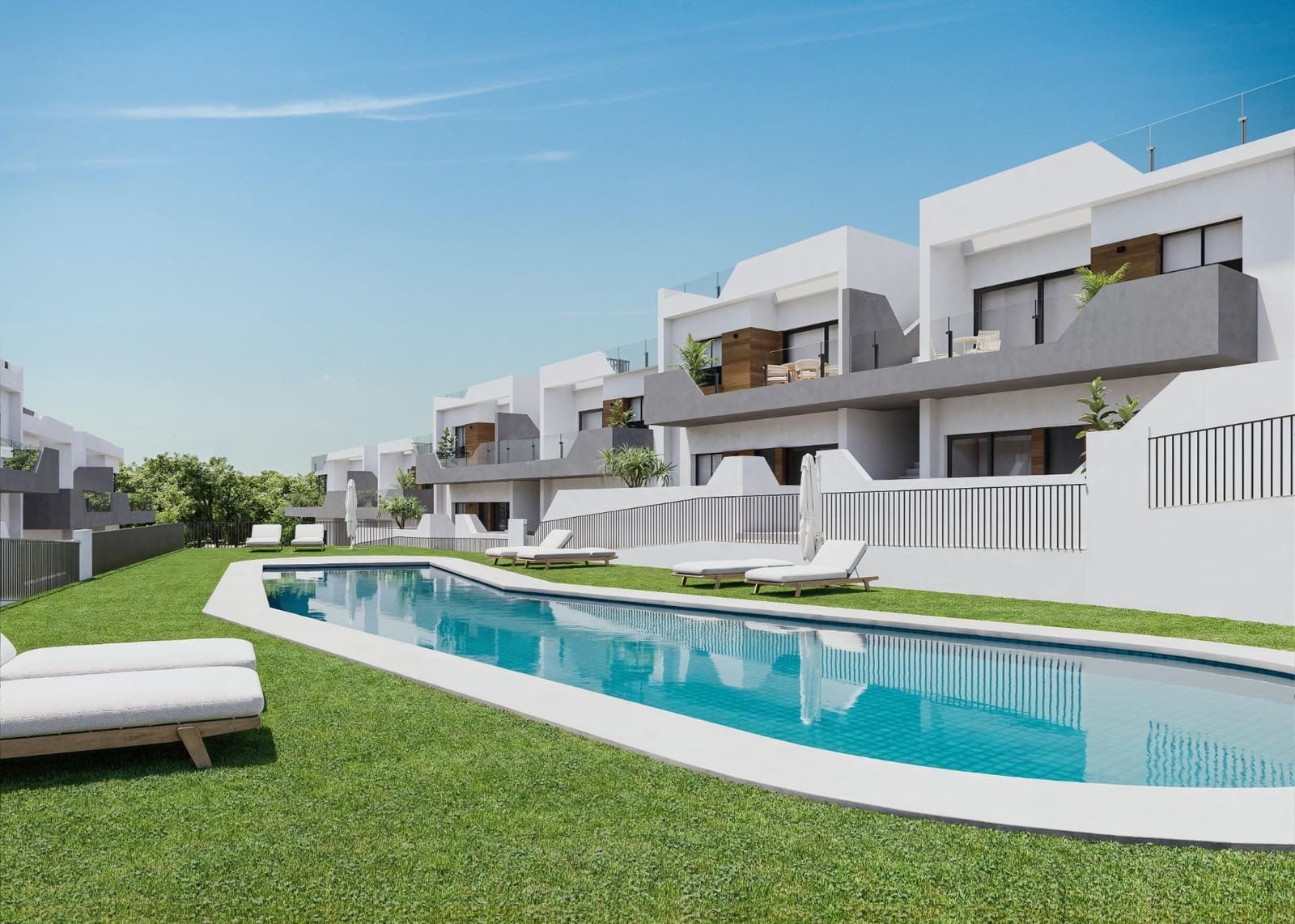 2 quarto Bungalow para venda em San Miguel de Salinas com piscina - 244 900 € (Ref: 8893033)