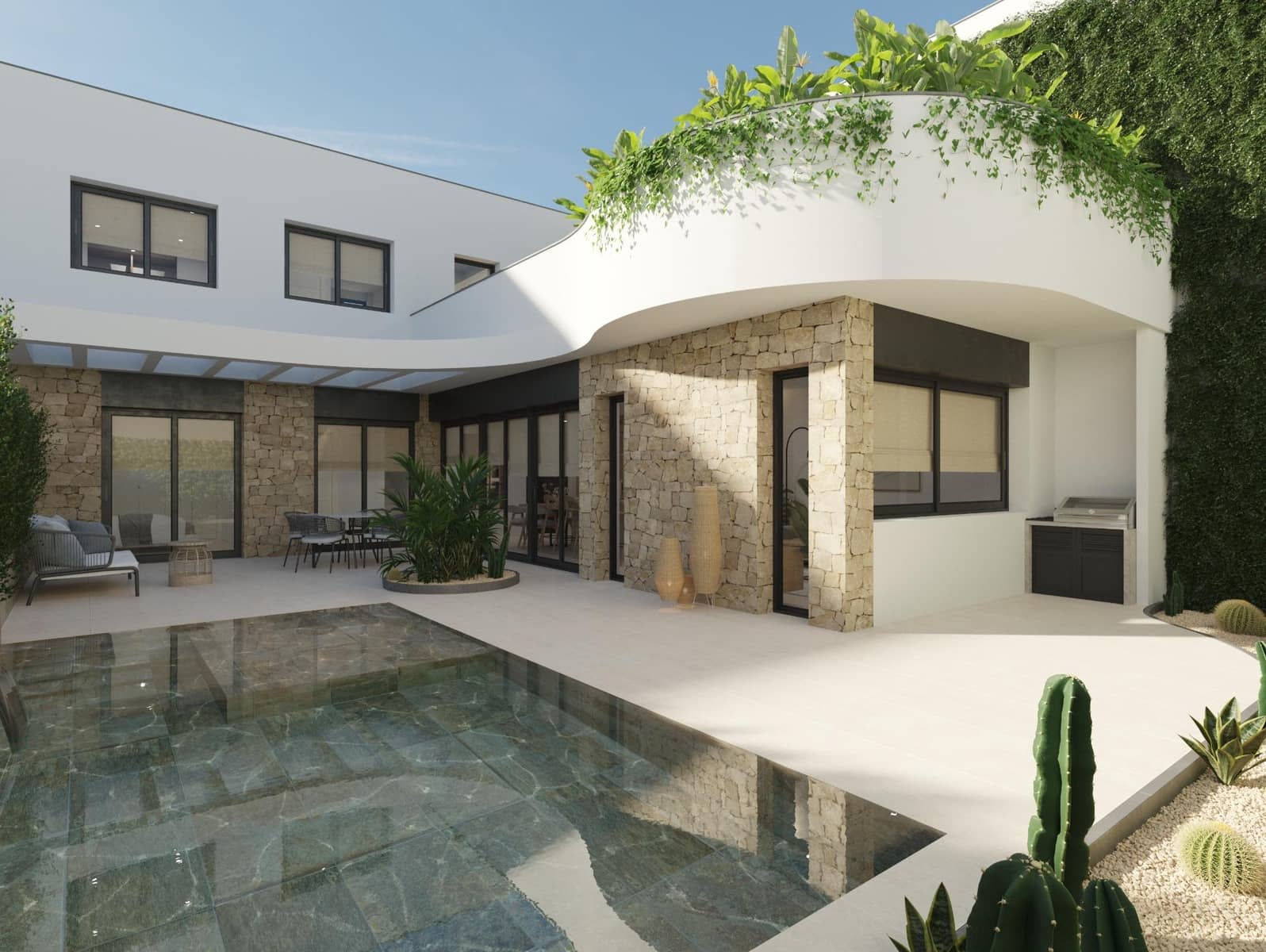 3 soveværelse Rækkehus til salg i Almoradi med swimmingpool - € 399.000 (Ref: 9020590)